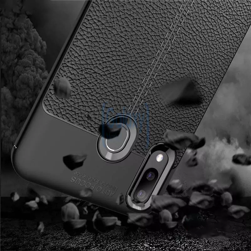Чехол бампер Anomaly Leather Fit Case для Samsung Galaxy A10s Blue (Синий)