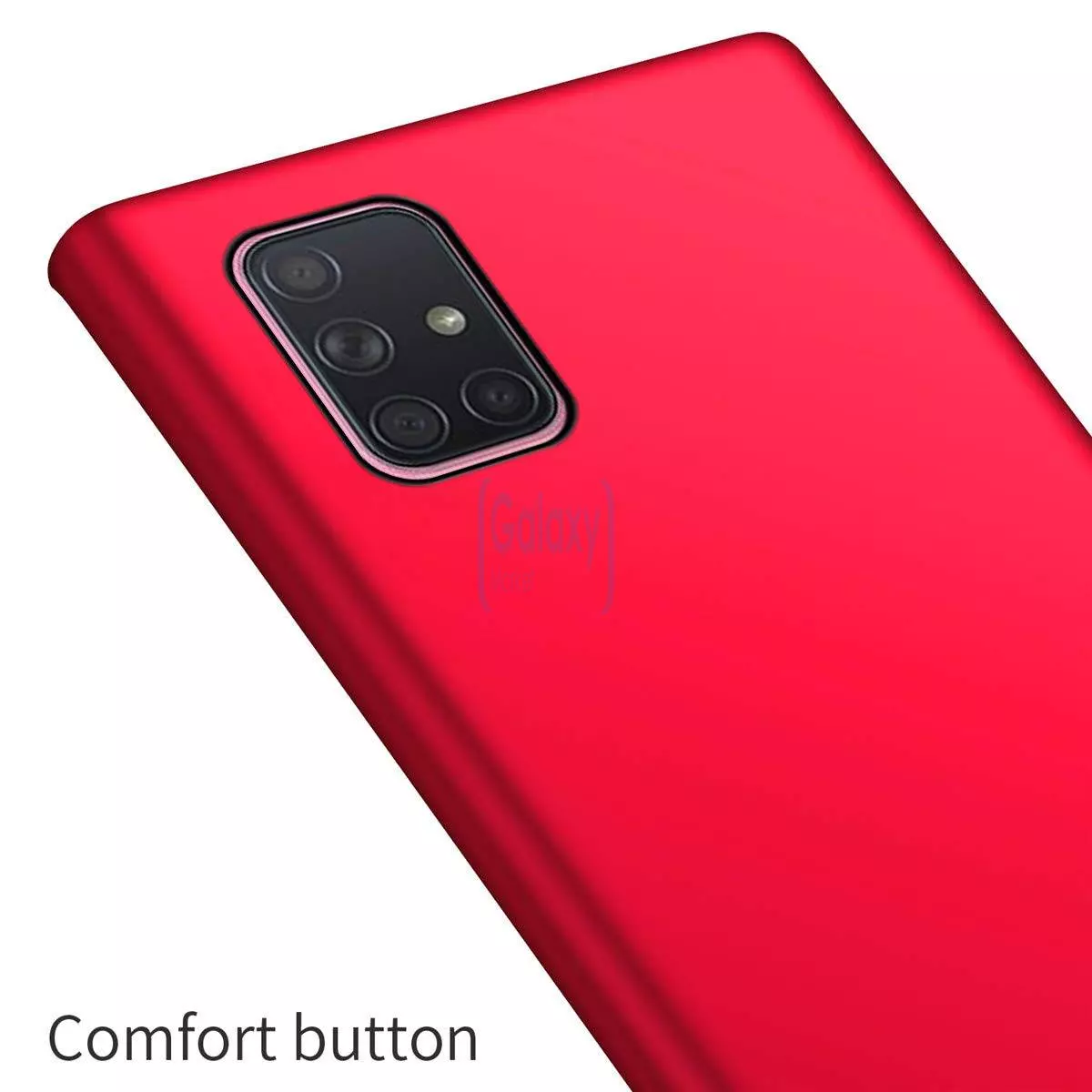 Чехол бампер Anomaly Matte Case для Samsung Galaxy A51 Red (Красный)