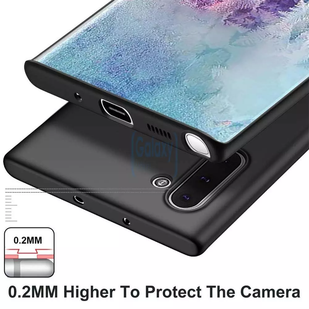Чехол бампер Anomaly Matte Case для Samsung Galaxy Note 10 Black (Черный)