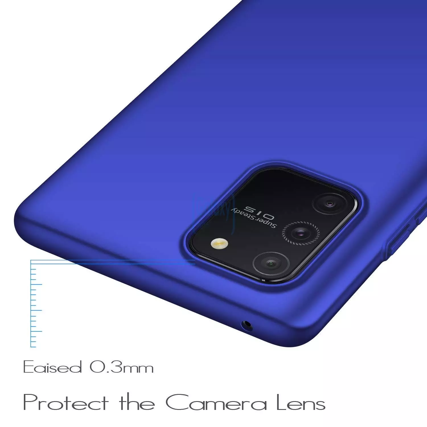 Чехол бампер Anomaly Matte Case для Samsung Galaxy S10 Lite Blue (Синий)