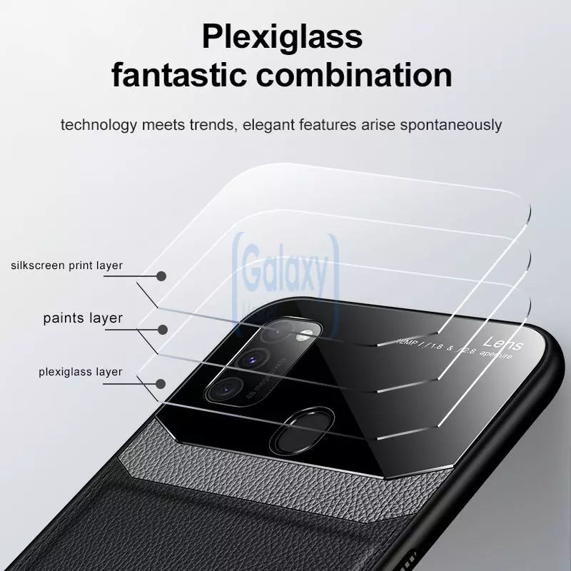 Чехол бампер Anomaly Plexiglass для Samsung Galaxy M21 Black (Черный)