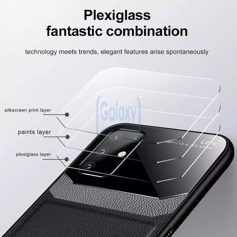 Чехол бампер Anomaly Plexiglass для Samsung Galaxy S20 Black (Черный)