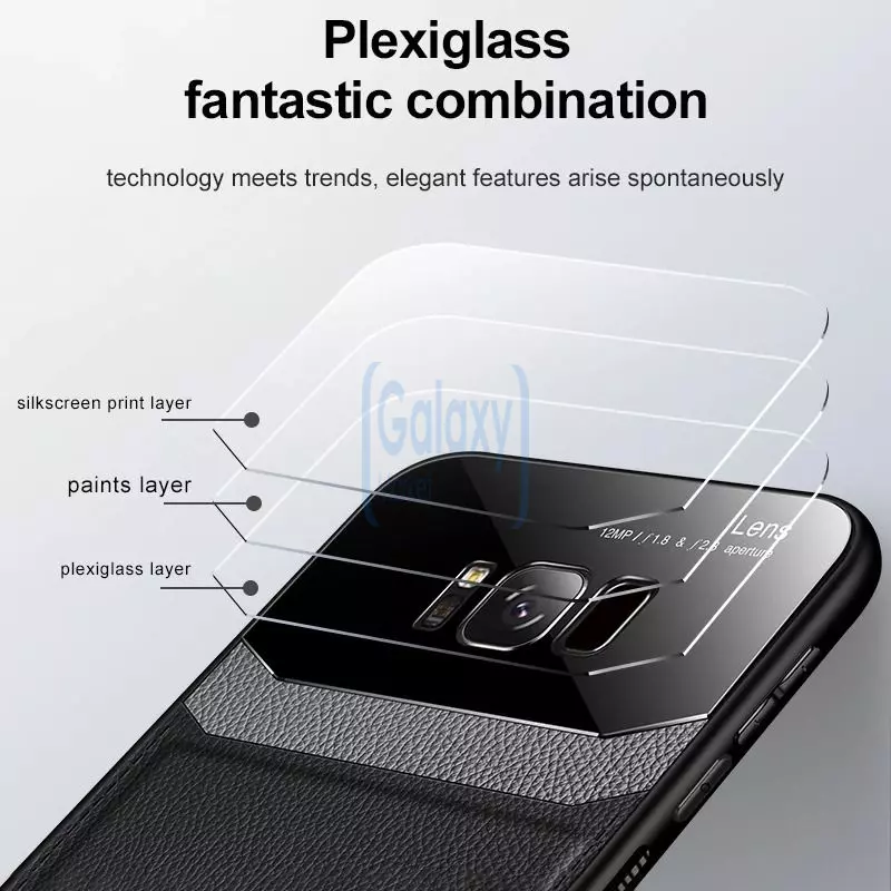 Чехол бампер Anomaly Plexiglass для Samsung Galaxy S8 Plus G955F Brown (Коричневый)