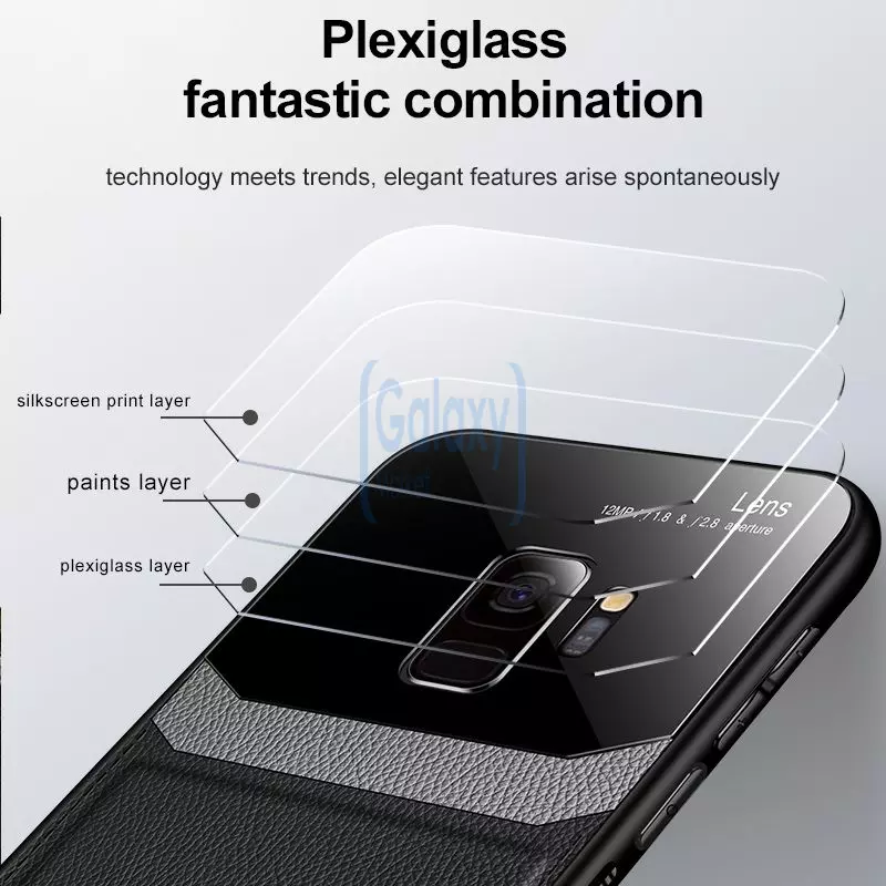 Чехол бампер Anomaly Plexiglass для Samsung Galaxy S9 Plus Red (Красный)