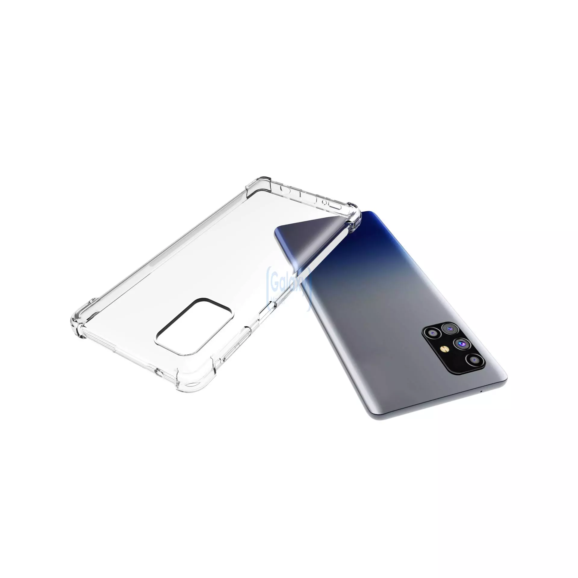 Чехол бампер Anomaly Rugged Crystall для Samsung Galaxy M31s Crystal Clear (Прозрачный)