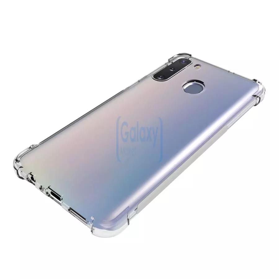 Чехол бампер Anomaly Rugged Crystall для Samsung Galaxy A21 Crystal Clear (Прозрачный)