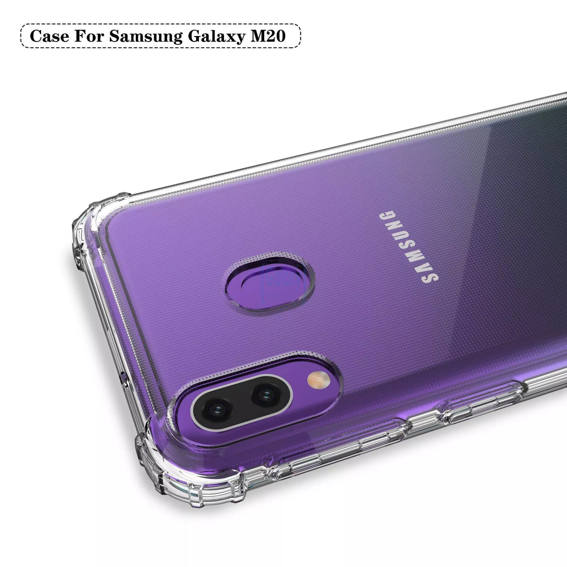 Чехол бампер Anomaly Rugged Crystall для Samsung Galaxy A20 Crystal Clear (Прозрачный)