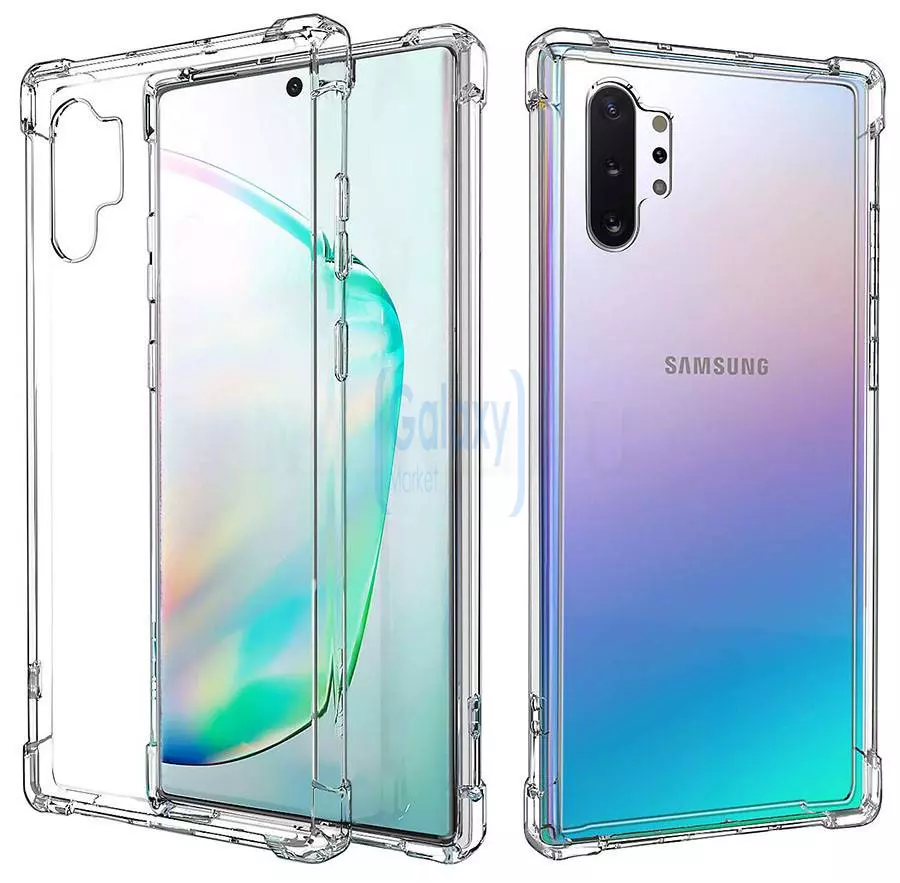 Чехол бампер Anomaly Rugged Crystall для Samsung Galaxy Note 10 Plus Crystal Clear (Прозрачный)