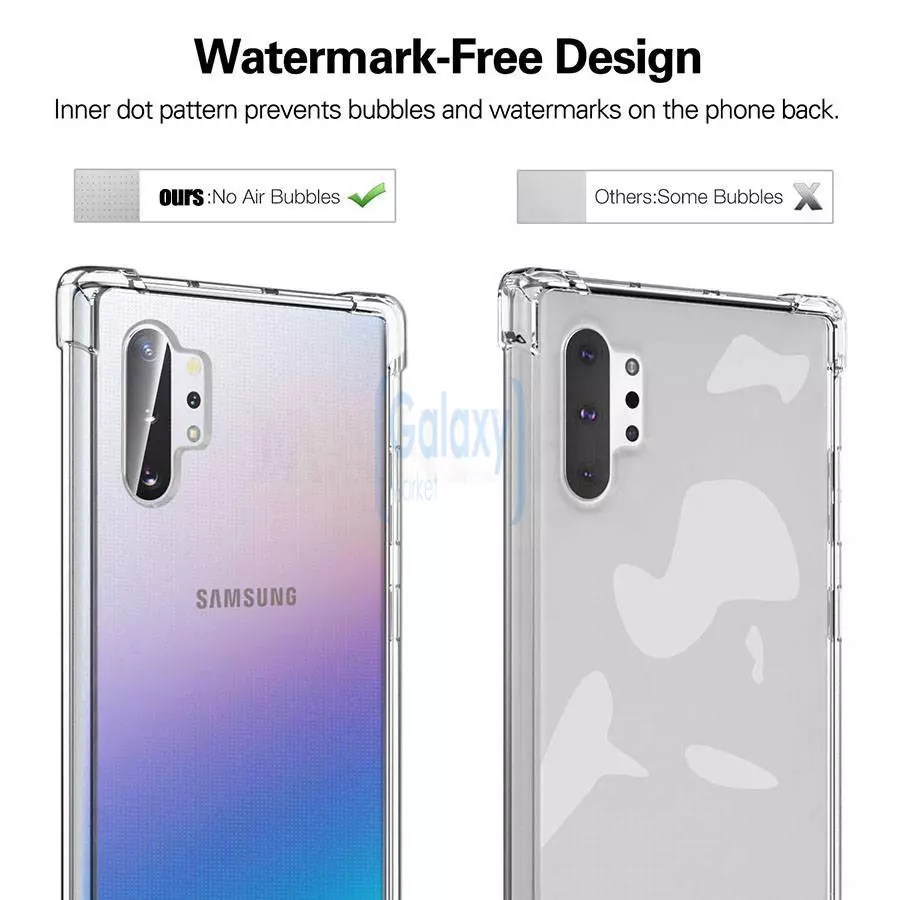 Чехол бампер Anomaly Rugged Crystall для Samsung Galaxy Note 10 Plus Crystal Clear (Прозрачный)