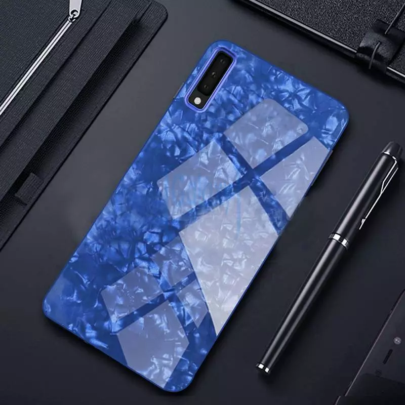 Чехол бампер Anomaly SeaShell Case для Samsung Galaxy A50s Blue (Синий)