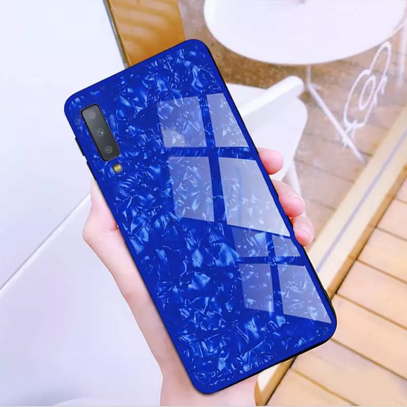 Чехол бампер Anomaly SeaShell Case для Samsung Galaxy A50s Blue (Синий)