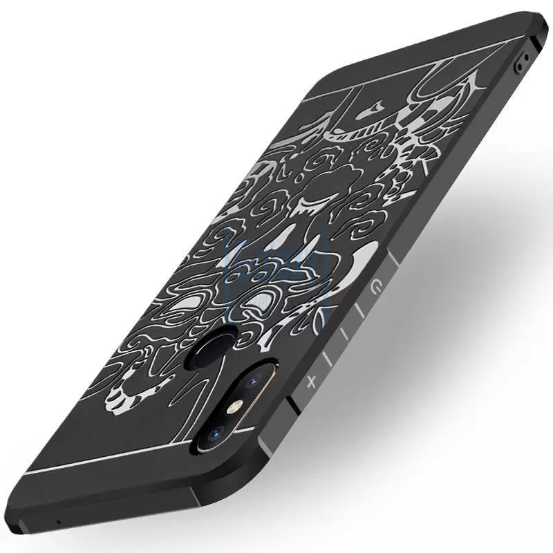 Чехол бампер Anomaly Shock Case для Samsung Galaxy A50s Black Dragon (Черный Дракон)