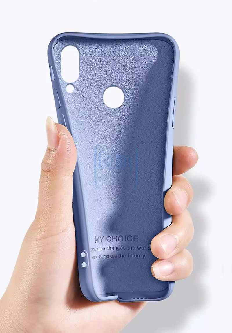 Чехол бампер Anomaly Silicone для Samsung Galaxy A30s Blue (Синий)