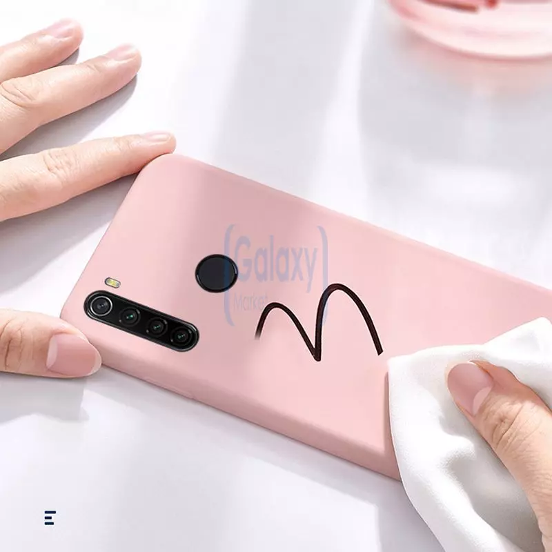 Чехол бампер Anomaly Silicone для Samsung Galaxy M11 Pink (Розовый)