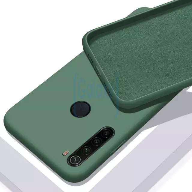 Чехол бампер Anomaly Silicone для Samsung Galaxy M11 Dark Green (Темно-зеленый)