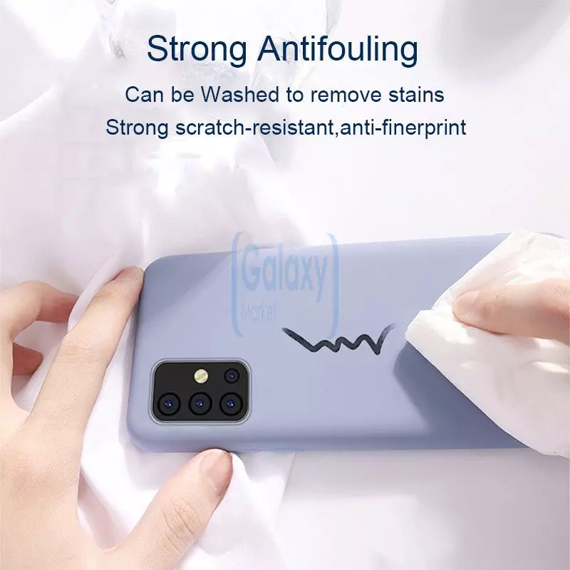 Чехол бампер Anomaly Silicone для Samsung Galaxy A21s Camellia (Камелия)