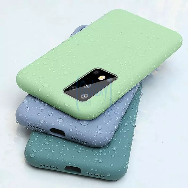 Чехол бампер Anomaly Silicone для Samsung Galaxy A41 Dark Green (Темно-зеленый)