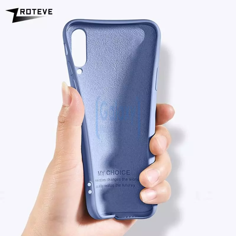 Чехол бампер Anomaly Silicone для Samsung Galaxy A70 Sand Pink (Песочно-розовый)