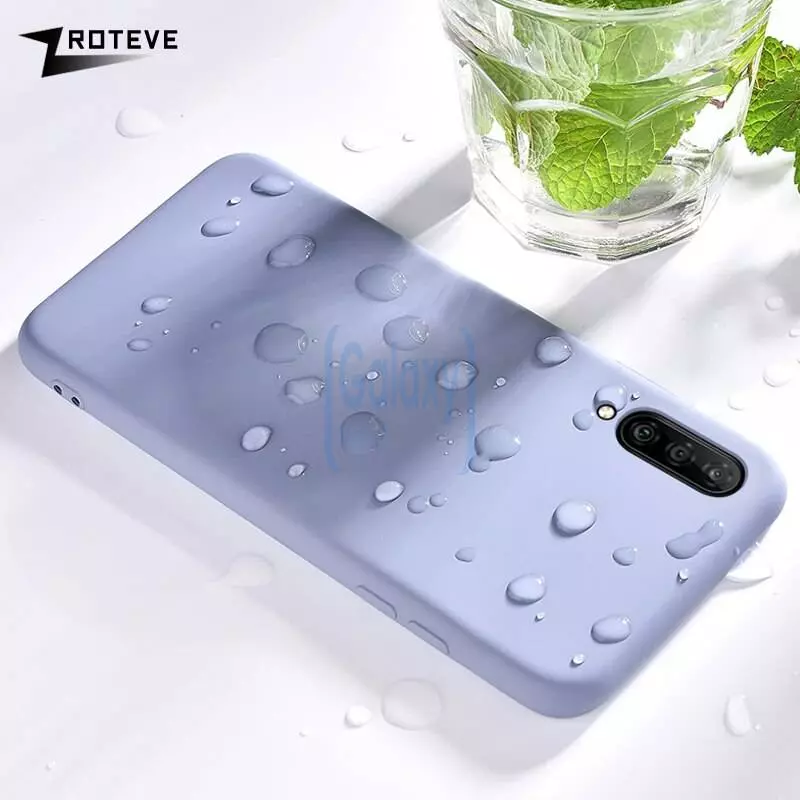 Чехол бампер Anomaly Silicone для Samsung Galaxy A70 Sand Pink (Песочно-розовый)