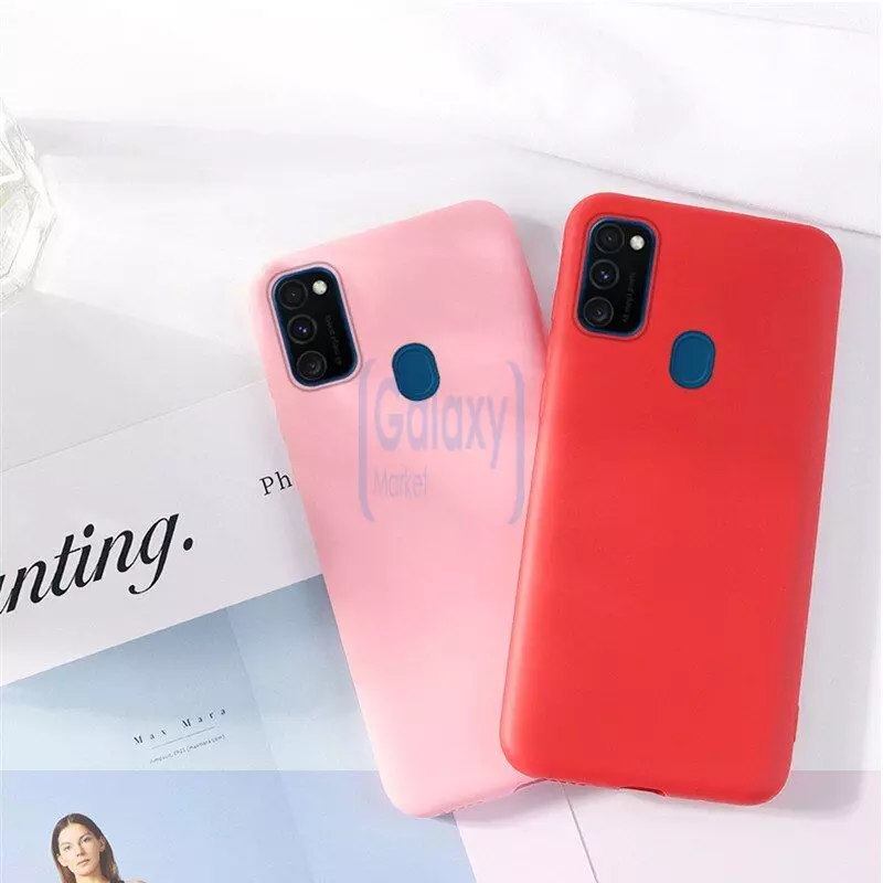 Чехол бампер Anomaly Silicone для Samsung Galaxy M31 Pink (Розовый)