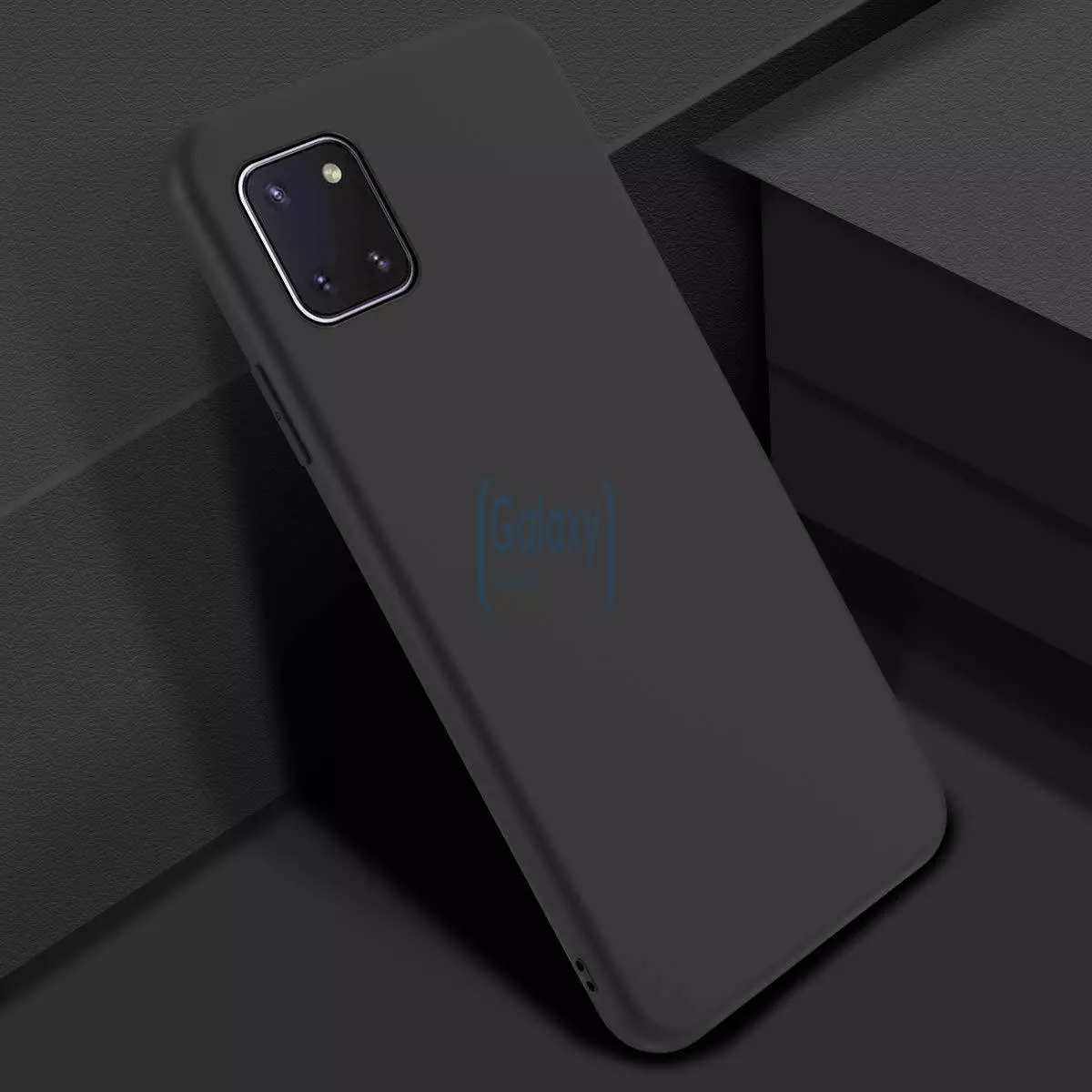 Чехол бампер Anomaly Silicone для Samsung Galaxy Note 10 Lite Black (Черный)