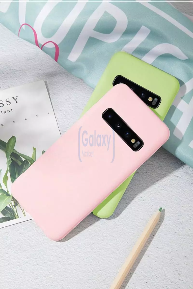 Чехол бампер Anomaly Silicone для Samsung Galaxy S10 Plus Violet (Фиолетовый)