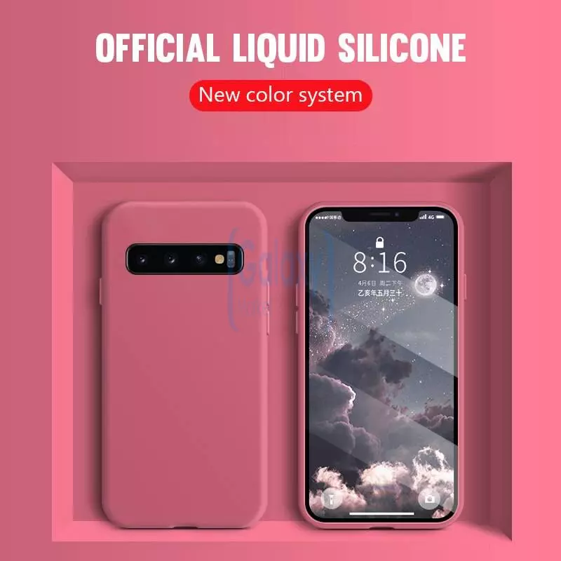 Чехол бампер Anomaly Silicone для Samsung Galaxy S10 Plus Violet (Фиолетовый)