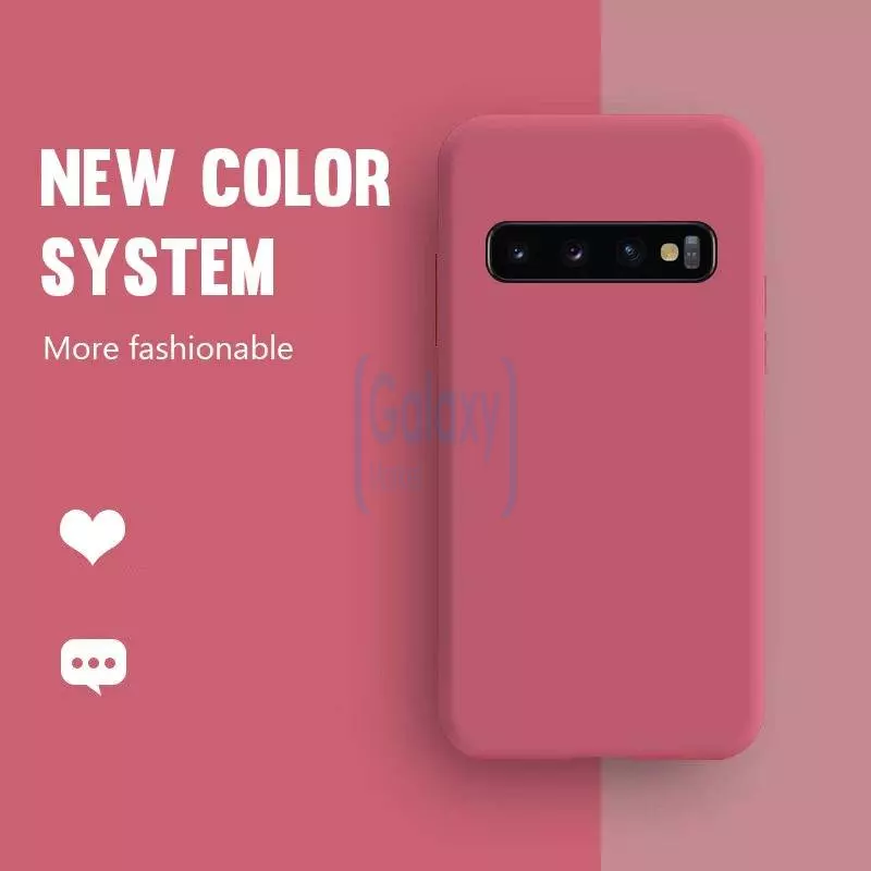 Чехол бампер Anomaly Silicone для Samsung Galaxy S10 Sand Pink (Песочно-розовый)