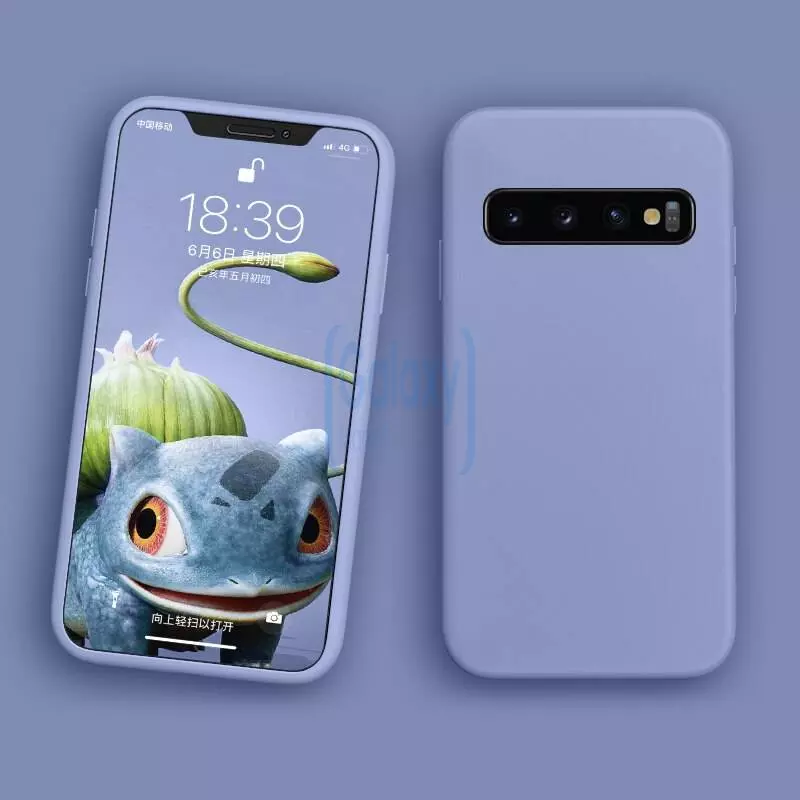 Чехол бампер Anomaly Silicone для Samsung Galaxy A30 Violet (Фиолетовый)