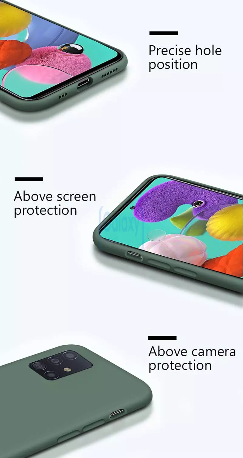 Чехол бампер Anomaly Silicone для Samsung Galaxy S20 Plus Camellia (Камелия)