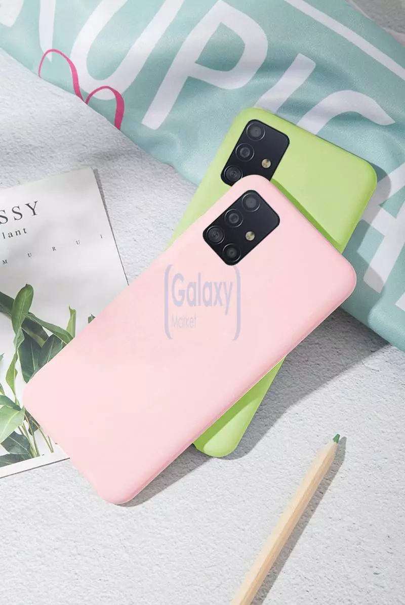 Чехол бампер Anomaly Silicone для Samsung Galaxy S20 Plus Sand Pink (Песочно-розовый)