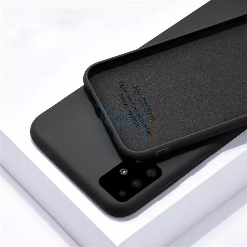 Чехол бампер Anomaly Silicone для Samsung Galaxy S20 Plus Black (Черный)