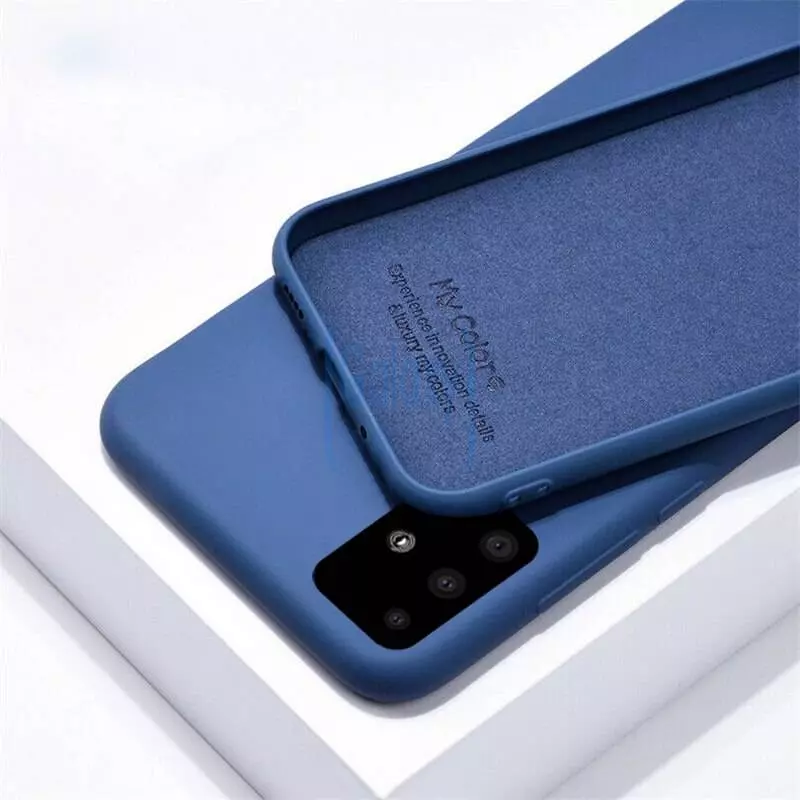 Чехол бампер Anomaly Silicone для Samsung Galaxy S20 Plus Blue (Синий)