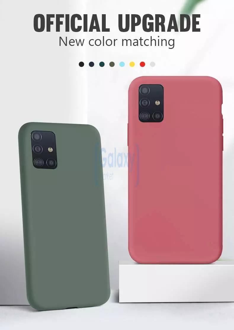 Чехол бампер Anomaly Silicone для Samsung Galaxy A31 Blue (Синий)