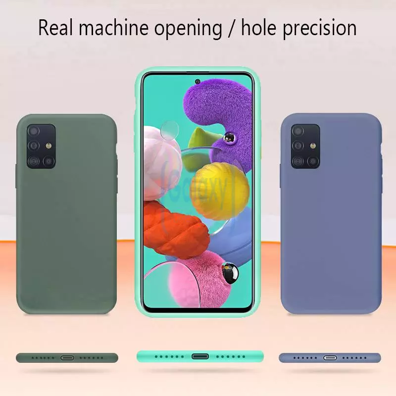 Чехол бампер Anomaly Silicone для Samsung Galaxy A31 Blue (Синий)