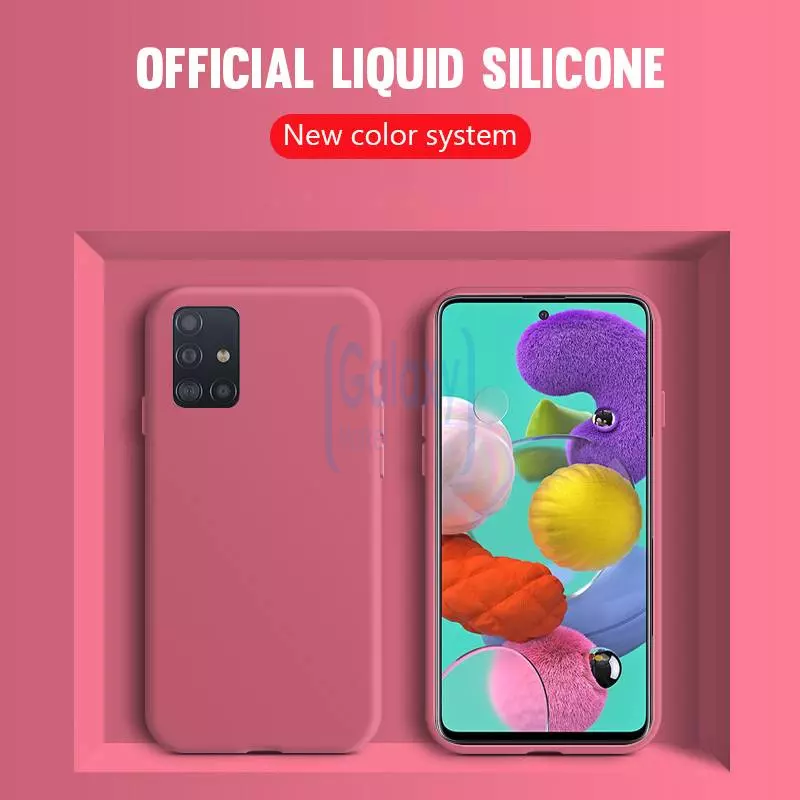 Чехол бампер Anomaly Silicone для Samsung Galaxy A31 Blue (Синий)