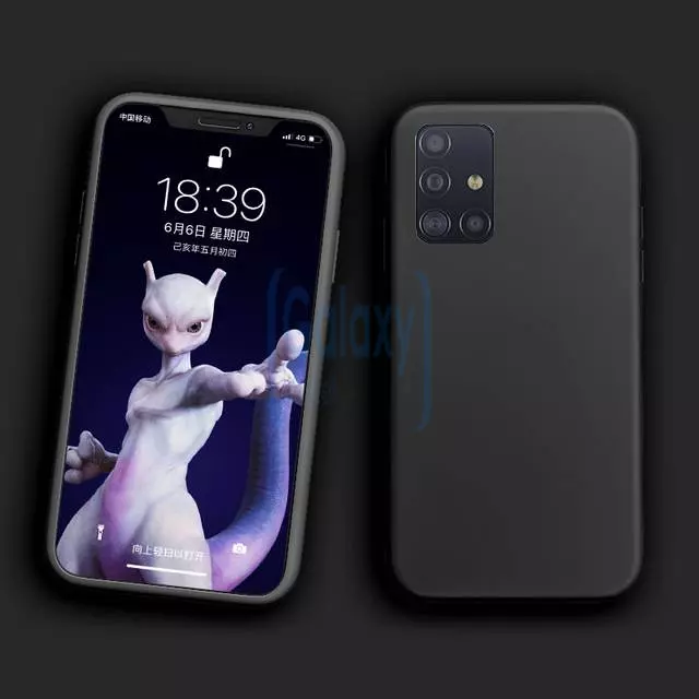 Чехол бампер Anomaly Silicone для Samsung Galaxy A31 Black (Черный)