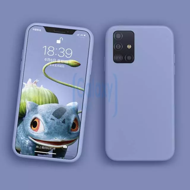 Чехол бампер Anomaly Silicone для Samsung Galaxy A31 Violet (Фиолетовый)