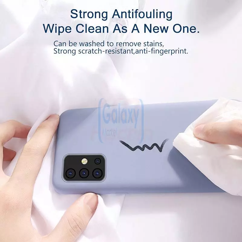 Чехол бампер Anomaly Silicone для Samsung Galaxy A51 Black (Черный)