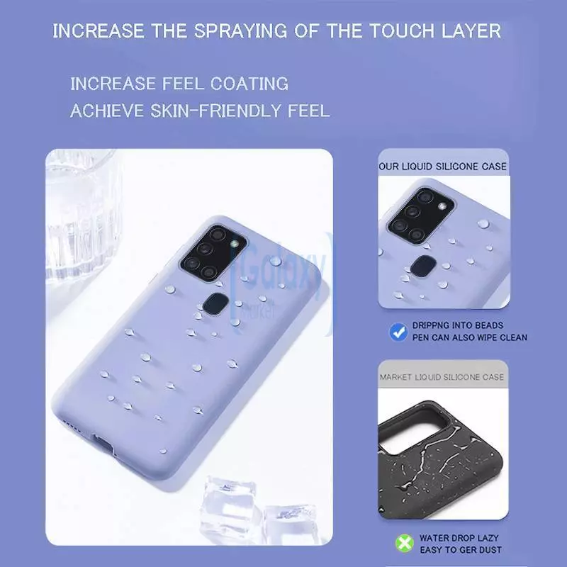 Чехол бампер Anomaly Silicone для Samsung Galaxy M30s Purple (Пурпурный)