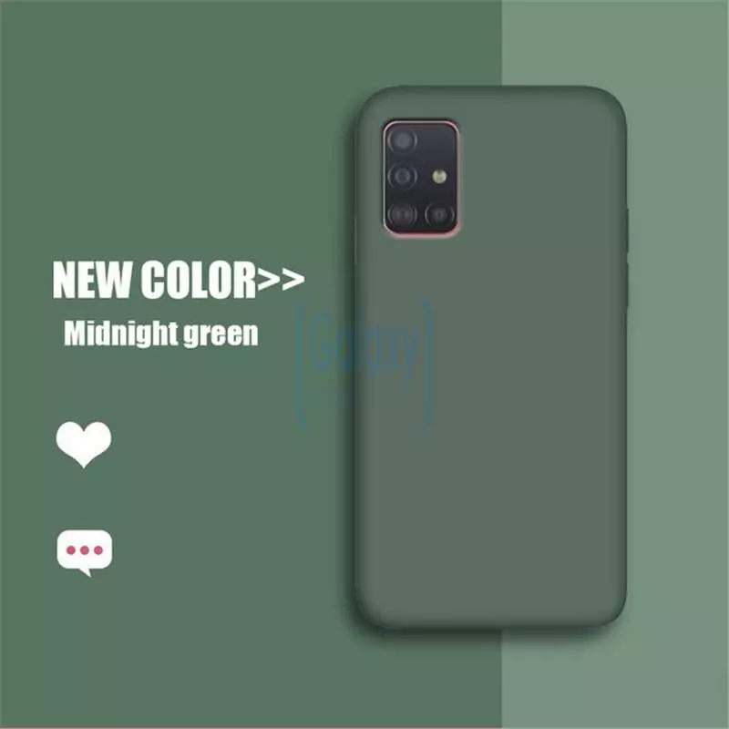 Чехол бампер Anomaly Silicone для Samsung Galaxy S10 Lite Dark Green (Темно-зеленый)