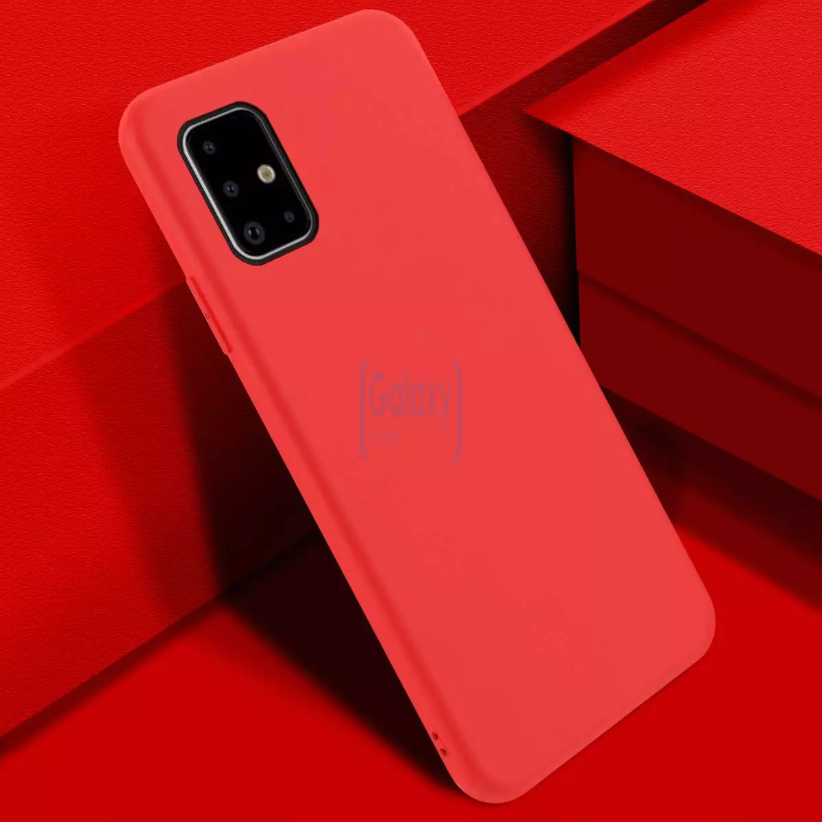 Чехол бампер Anomaly Silicone для Samsung Galaxy S20 Red (Красный)