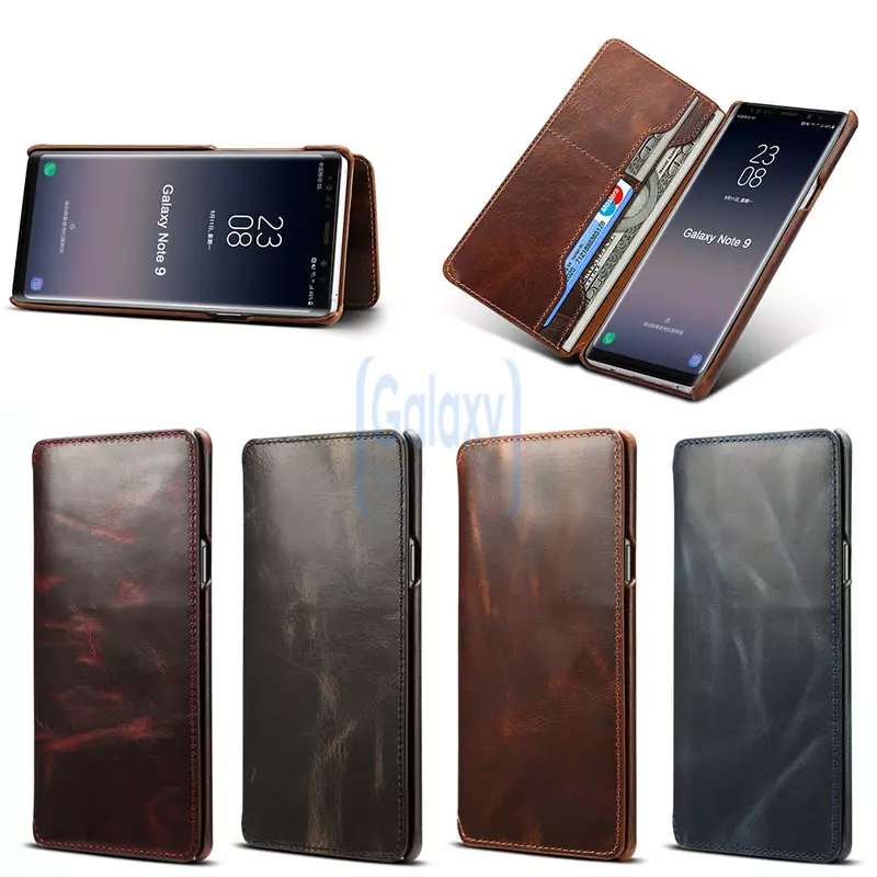 Чехол книжка Anomaly Wax Oil для Samsung Galaxy Note 9 Brown (Коричневый) Чехол книжка Anomaly Wax Oil для Samsung Galaxy Note 9 Brown (Коричневый)