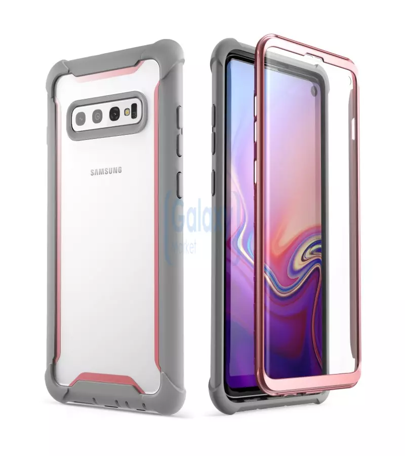 Чехол бампер i-Blason Ares Case для Samsung Galaxy S10 Pink (Розовый)