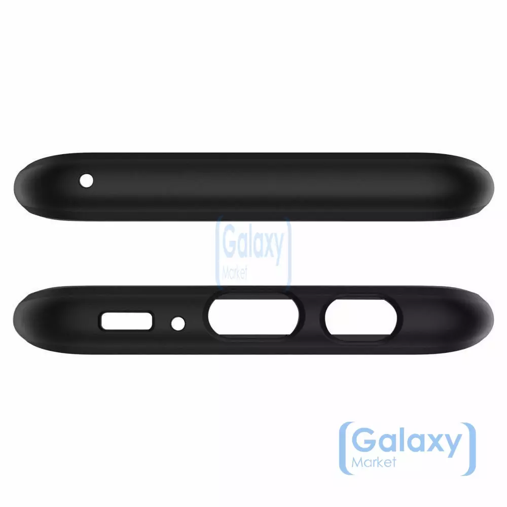 Чехол бампер Spigen Case Liquid Crystal для Samsung Galaxy S8 Plus Black (Черный)