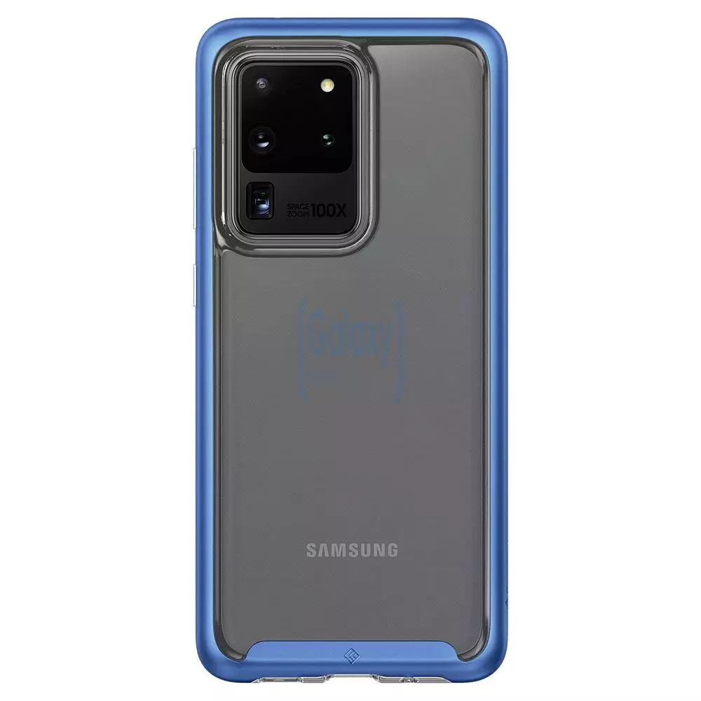 Чехол бампер Caseology Skyfall Flex для Samsung Galaxy S20 Ultra Ocean Blue (Синий Океан)