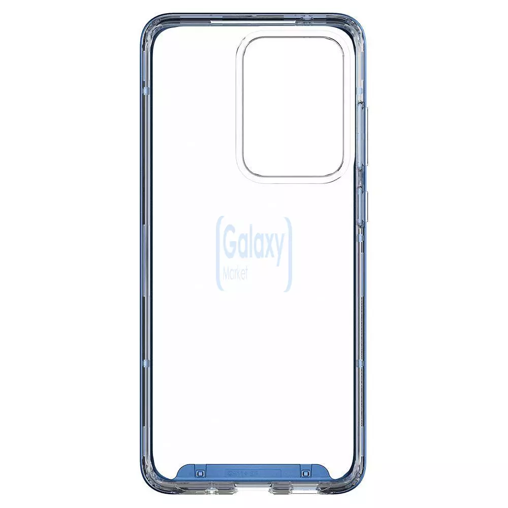 Чехол бампер Caseology Skyfall Flex для Samsung Galaxy S20 Ultra Ocean Blue (Синий Океан)