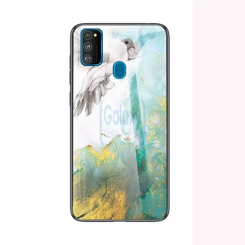 Чехол бампер Anomaly Cosmo для Samsung Galaxy M21 Flying pigeon (Летящий голубь)