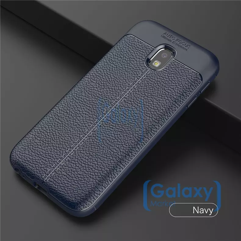 Чехол бампер Anomaly Leather Fit Case для Samsung Galaxy J3 2017 Blue (Синий)