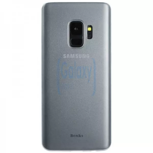 Чехол бампер Benks Lollipop Case для Samsung Galaxy S9 Transparent White (Белый)